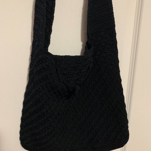 Vintage Crocheted Black Boho in Black - Picture 2 of 4